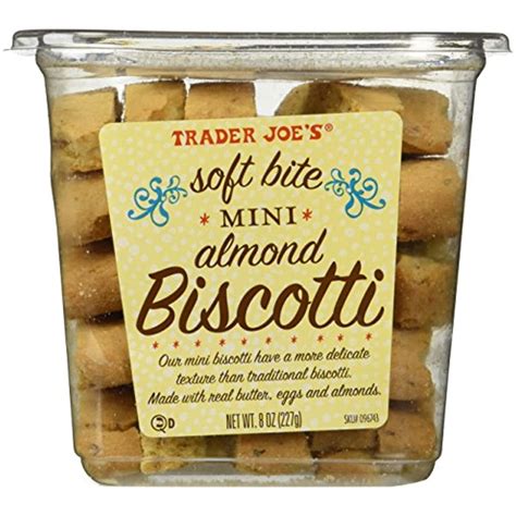 How does Soft Bite Mini Almond Biscotti fit into your Daily Goals - calories, carbs, nutrition