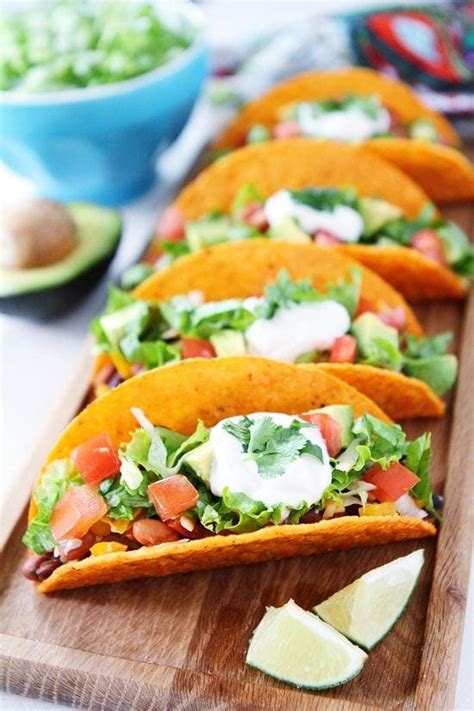 How does Soft Spicy Two-Bean Tacos (3 each) fit into your Daily Goals - calories, carbs, nutrition