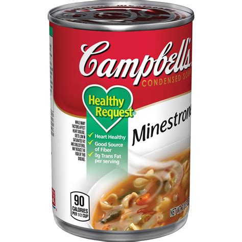 How does Soup, minestrone, canned, condensed fit into your Daily Goals - calories, carbs, nutrition