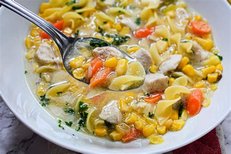 How does Soup Chicken Corn Noodle (Bostwick) fit into your Daily Goals - calories, carbs, nutrition