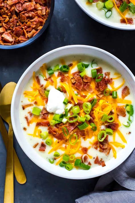 How does Soup Loaded Baked Potato PLT 12 oz fit into your Daily Goals - calories, carbs, nutrition