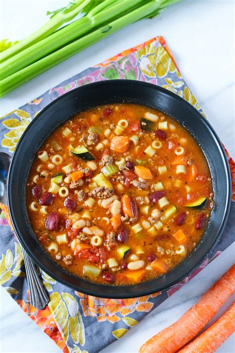 How does Soup Pasta Fagioli 16 oz fit into your Daily Goals - calories, carbs, nutrition