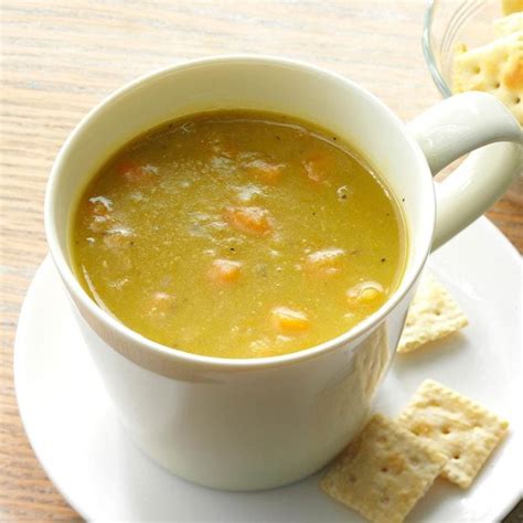 How does Soup Split Pea Vegetarian 12 oz fit into your Daily Goals - calories, carbs, nutrition