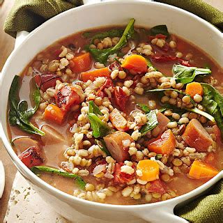 How does Soup Toasted Barley & Lentil 12 oz fit into your Daily Goals - calories, carbs, nutrition