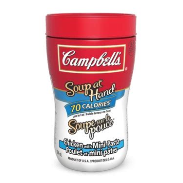 How does Soup at Hand - Chicken with Mini-Pasta fit into your Daily Goals - calories, carbs, nutrition
