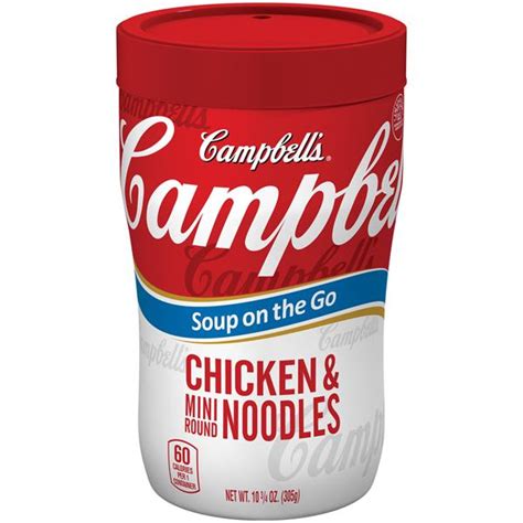 How does Soup to Go - Chicken and Mini Noodles fit into your Daily Goals - calories, carbs, nutrition