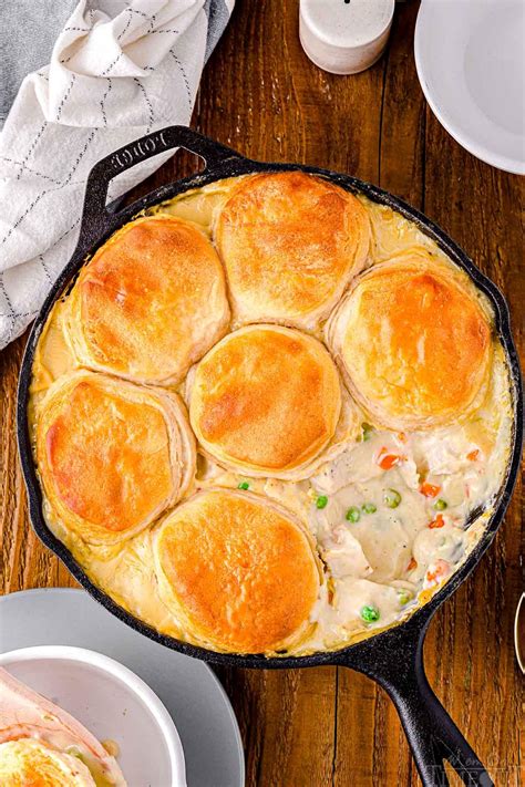 How does Southern Turkey Pot Pie, over Biscuit fit into your Daily Goals - calories, carbs, nutrition