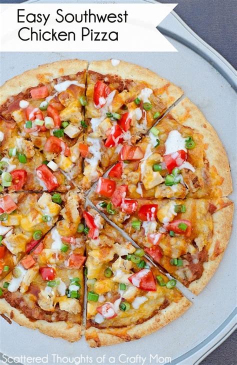 How does Southwest Chicken Pizza fit into your Daily Goals - calories, carbs, nutrition