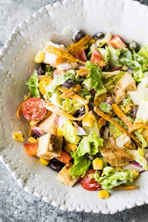 How does Southwestern Chicken Caesar Chop Salad fit into your Daily Goals - calories, carbs, nutrition