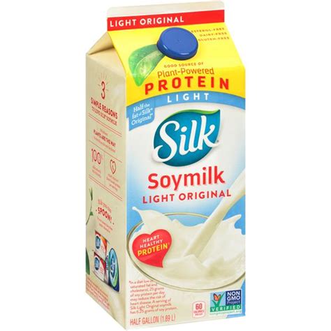 How does Soymilk, Light (Silk) fit into your Daily Goals - calories, carbs, nutrition