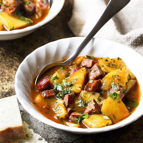 How does Spanish Chorizo and Potato Soup 16 oz fit into your Daily Goals - calories, carbs, nutrition