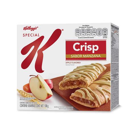 How does Special K Crisp Manzana fit into your Daily Goals - calories, carbs, nutrition