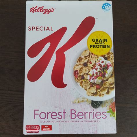 How does Special K Forest Berries fit into your Daily Goals - calories, carbs, nutrition