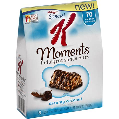 How does Special K Moments Dreamy Coconut fit into your Daily Goals - calories, carbs, nutrition