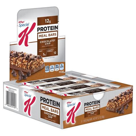 How does Special K Protein Meal Bar Chocolate Chip fit into your Daily Goals - calories, carbs, nutrition