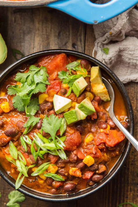 How does Spicy Black Bean Chili fit into your Daily Goals - calories, carbs, nutrition