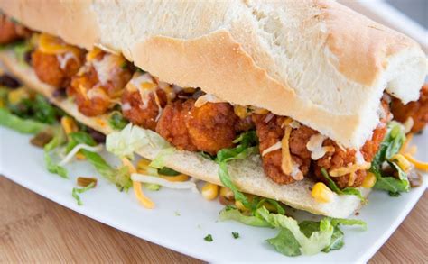 How does Spicy Chicken Po'Boy fit into your Daily Goals - calories, carbs, nutrition