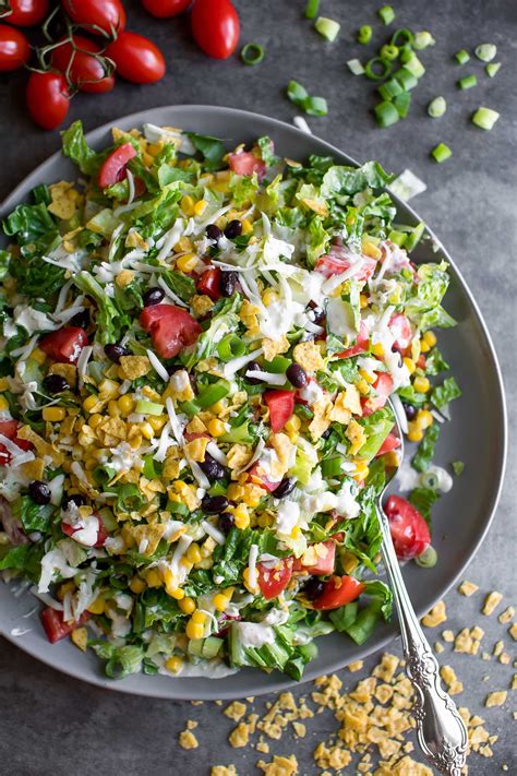 How does Spicy Chopped Salad with Tortillas fit into your Daily Goals - calories, carbs, nutrition