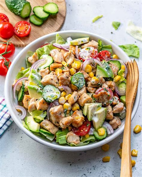 How does Spicy Ranch Chicken Salad fit into your Daily Goals - calories, carbs, nutrition