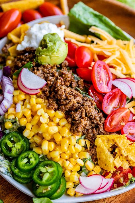 How does Spicy Taco Salad fit into your Daily Goals - calories, carbs, nutrition