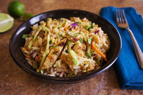 How does Spicy Toasted Jasmine Rice and Chicken fit into your Daily Goals - calories, carbs, nutrition