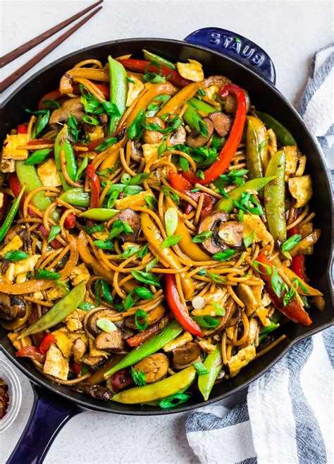 How does Spicy Vegetable Lo Mein fit into your Daily Goals - calories, carbs, nutrition