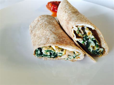 How does Spinach Egg White Wrap fit into your Daily Goals - calories, carbs, nutrition