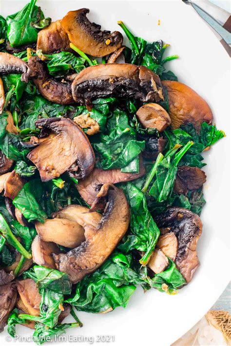 How does Spinach Frozen Leaf Sauteed Mushrooms 1 oz fit into your Daily Goals - calories, carbs, nutrition