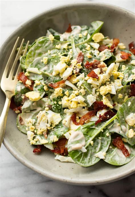 How does Spinach Salad w/Bacon & Parmesan fit into your Daily Goals - calories, carbs, nutrition
