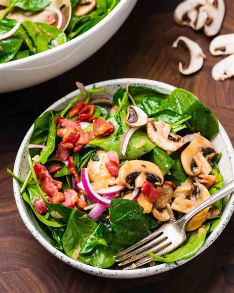 How does Spinach Salad with Hot Bacon Dressing fit into your Daily Goals - calories, carbs, nutrition