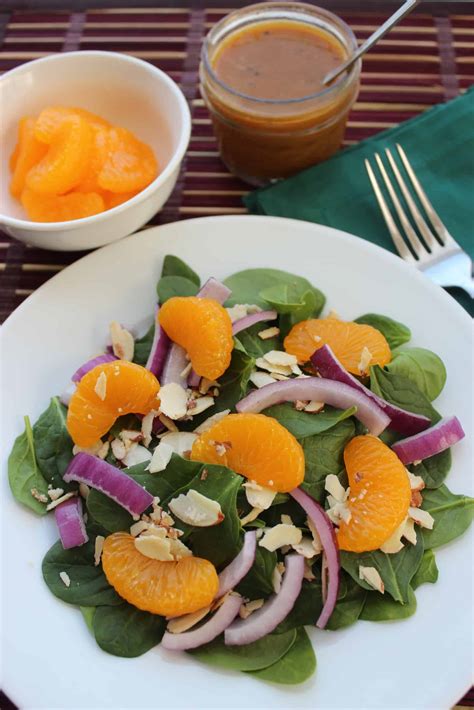 How does Spinach Salad with Orange fit into your Daily Goals - calories, carbs, nutrition