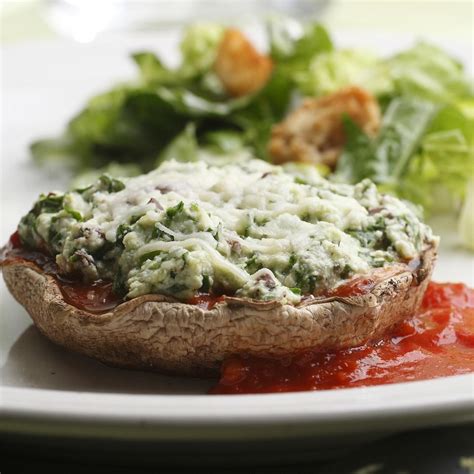 How does Spinach Stuffed Portobello with Herb Crust fit into your Daily Goals - calories, carbs, nutrition