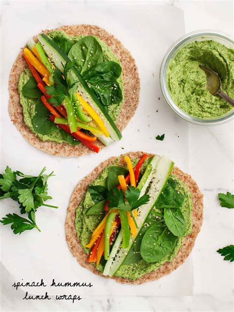 How does Spinach Wrap with Hummus & Olive Pesto fit into your Daily Goals - calories, carbs, nutrition