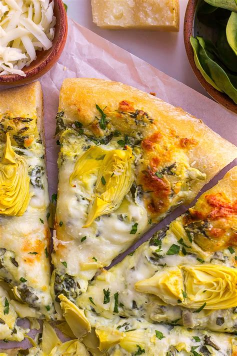 How does Spinach and Artichoke Pizza (10