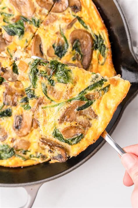 How does Spinach and Mushroom Frittata (8428.0) fit into your Daily Goals - calories, carbs, nutrition