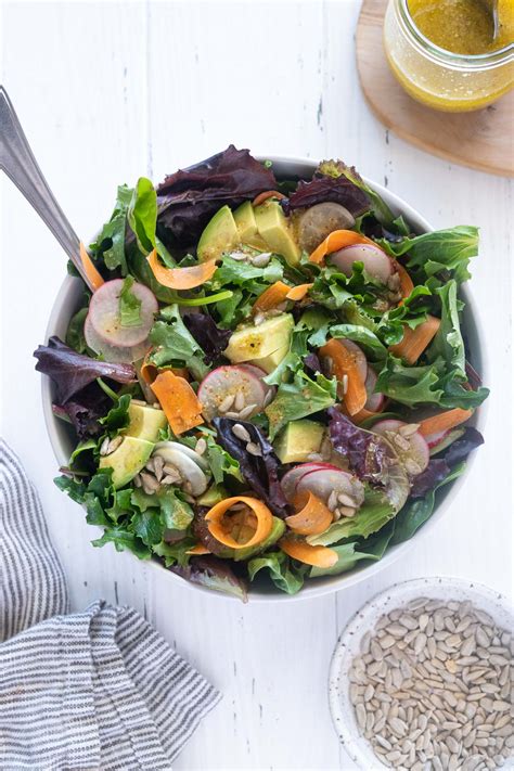 How does Spring Mix Salad with Walnut Vinaigrette fit into your Daily Goals - calories, carbs, nutrition