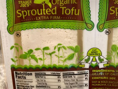 How does Sprouted Tofu fit into your Daily Goals - calories, carbs, nutrition