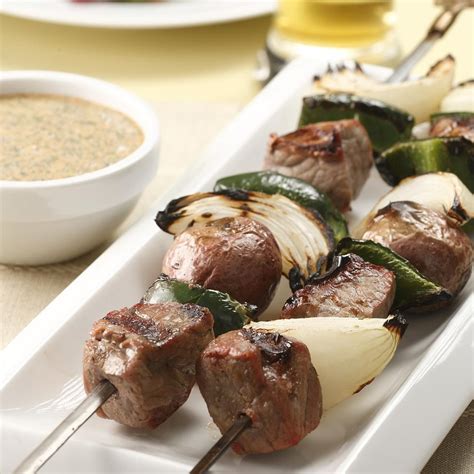 How does Steak Potato Kebabs Cilantro Sauce (45231.0) fit into your Daily Goals - calories, carbs, nutrition