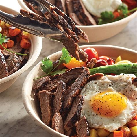 How does Steak and Egg Bowl fit into your Daily Goals - calories, carbs, nutrition