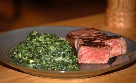 How does Steak with Parmesan Spinach fit into your Daily Goals - calories, carbs, nutrition