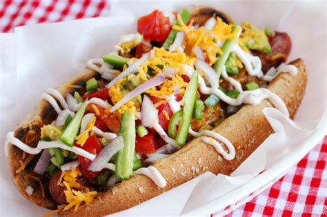 How does Steamed Hot Dog with Jalape?o Chillies, Sour Cream, Guacamole & Salsa fit into your Daily Goals - calories, carbs, nutrition