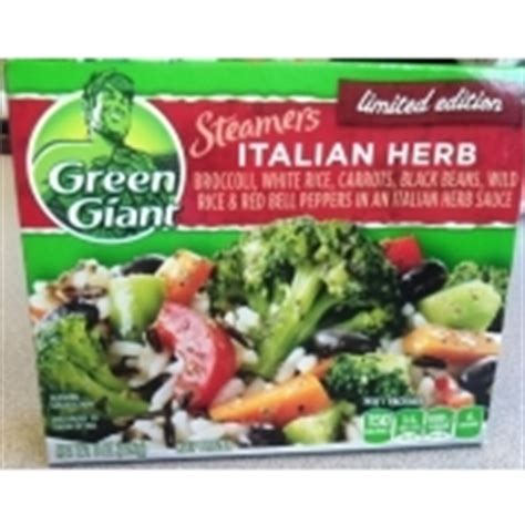 How does Steamers Italian Herb fit into your Daily Goals - calories, carbs, nutrition