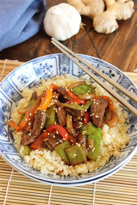 How does Stir Fried Beef and Peppers fit into your Daily Goals - calories, carbs, nutrition