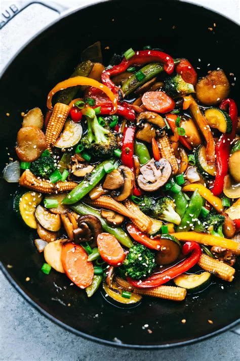 How does Stir Fried Vegetables & Tofu Kung Pao fit into your Daily Goals - calories, carbs, nutrition