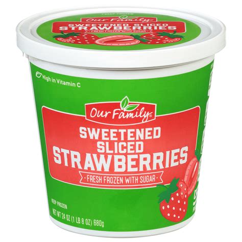 How does Strawberries Frozen Sliced Sweetened 2 oz Ladle fit into your Daily Goals - calories, carbs, nutrition