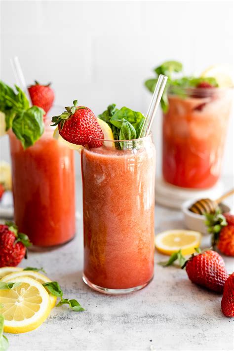 How does Strawberry Basil Lemonade fit into your Daily Goals - calories, carbs, nutrition