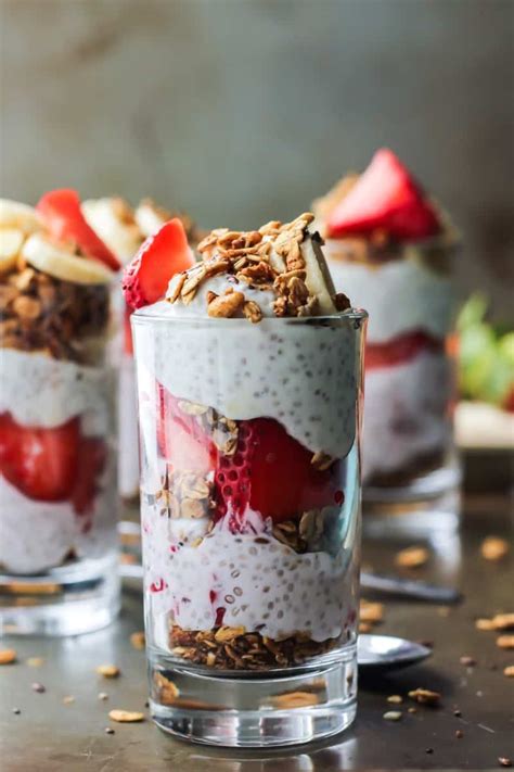 How does Strawberry Chia Pudding Parfait fit into your Daily Goals - calories, carbs, nutrition