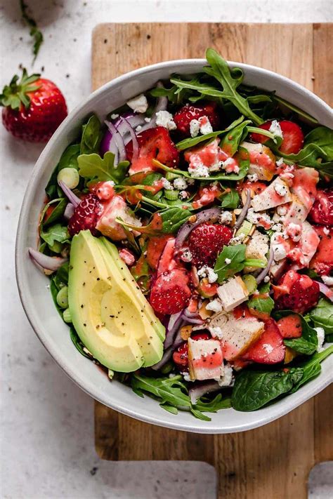 How does Strawberry Chicken Salad Plate fit into your Daily Goals - calories, carbs, nutrition