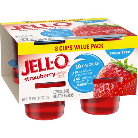 How does Strawberry Gelatin fit into your Daily Goals - calories, carbs, nutrition