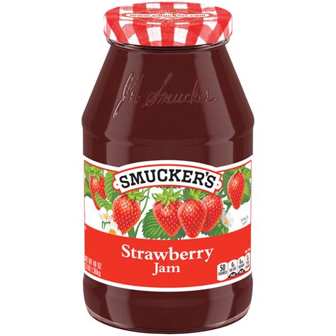 How does Strawberry Jam, Smuckers, 1/2 oz fit into your Daily Goals - calories, carbs, nutrition